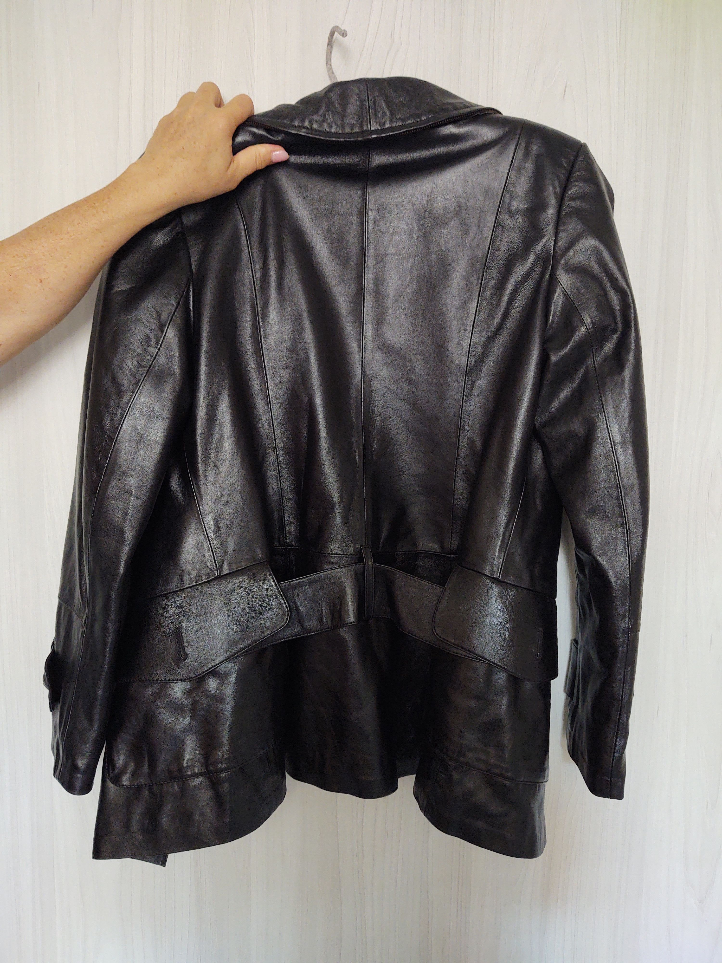 Other Black genuine leather Coat Emilio Franni sz M - NEW! Size M / US 6-8 / IT 42-44 - 4 Thumbnail