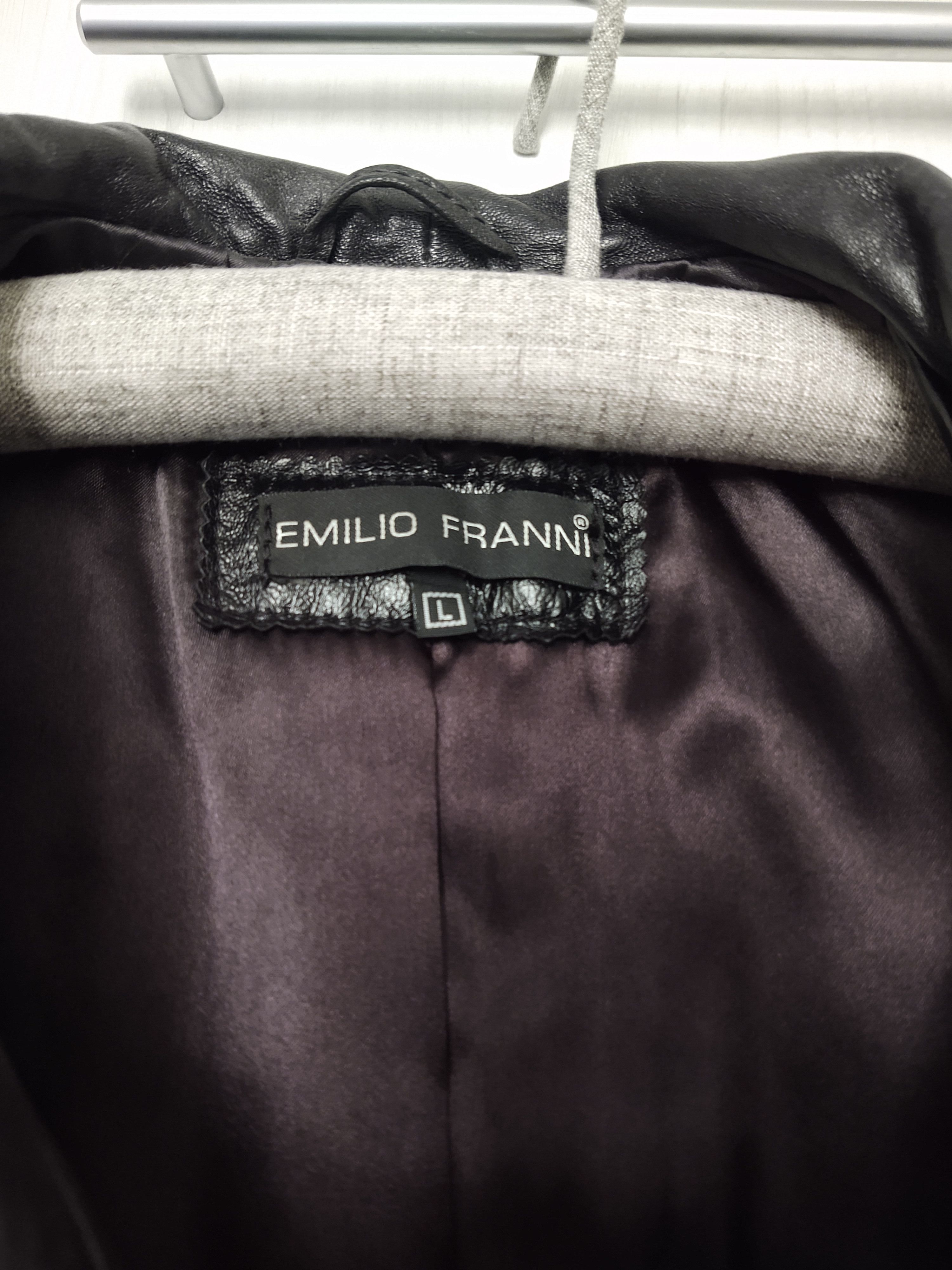 Other Black genuine leather Coat Emilio Franni sz M - NEW! Size M / US 6-8 / IT 42-44 - 7 Thumbnail