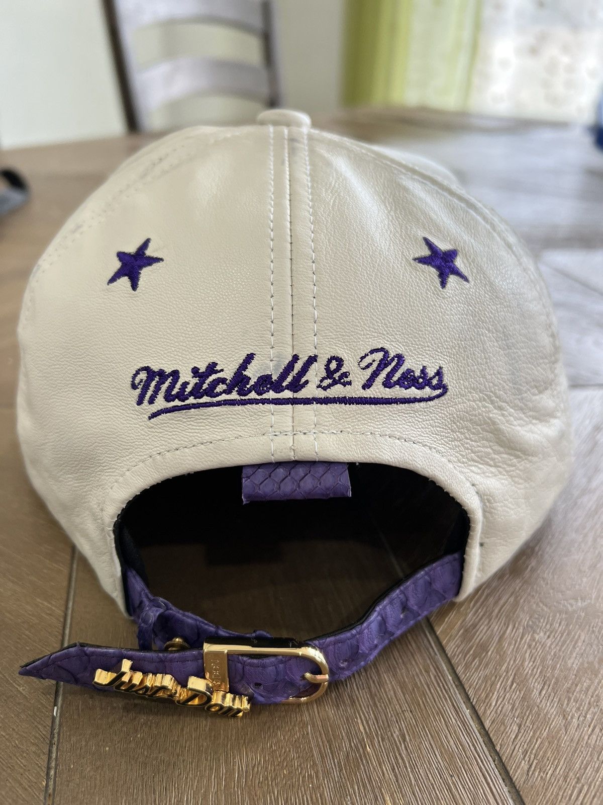 Just Don x Mitchell & Ness python trimmed Raptors cap