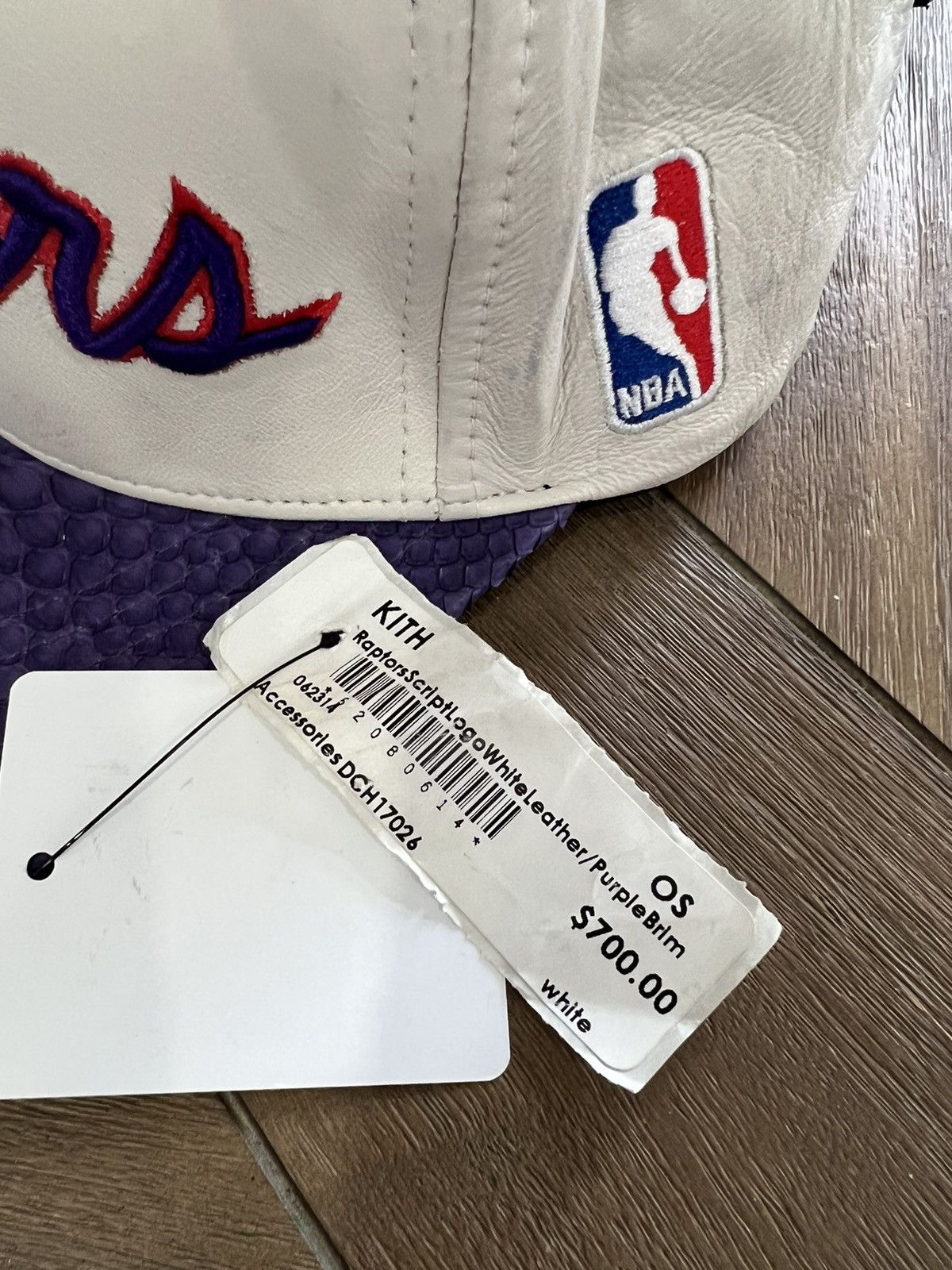 Just Don x Mitchell & Ness python trimmed Raptors cap