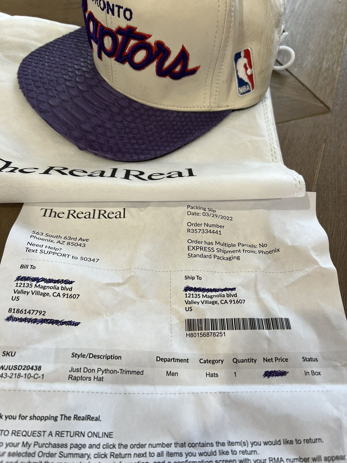 Mitchell & Ness NBA Draft Just Don Raptors Hat – Oneness