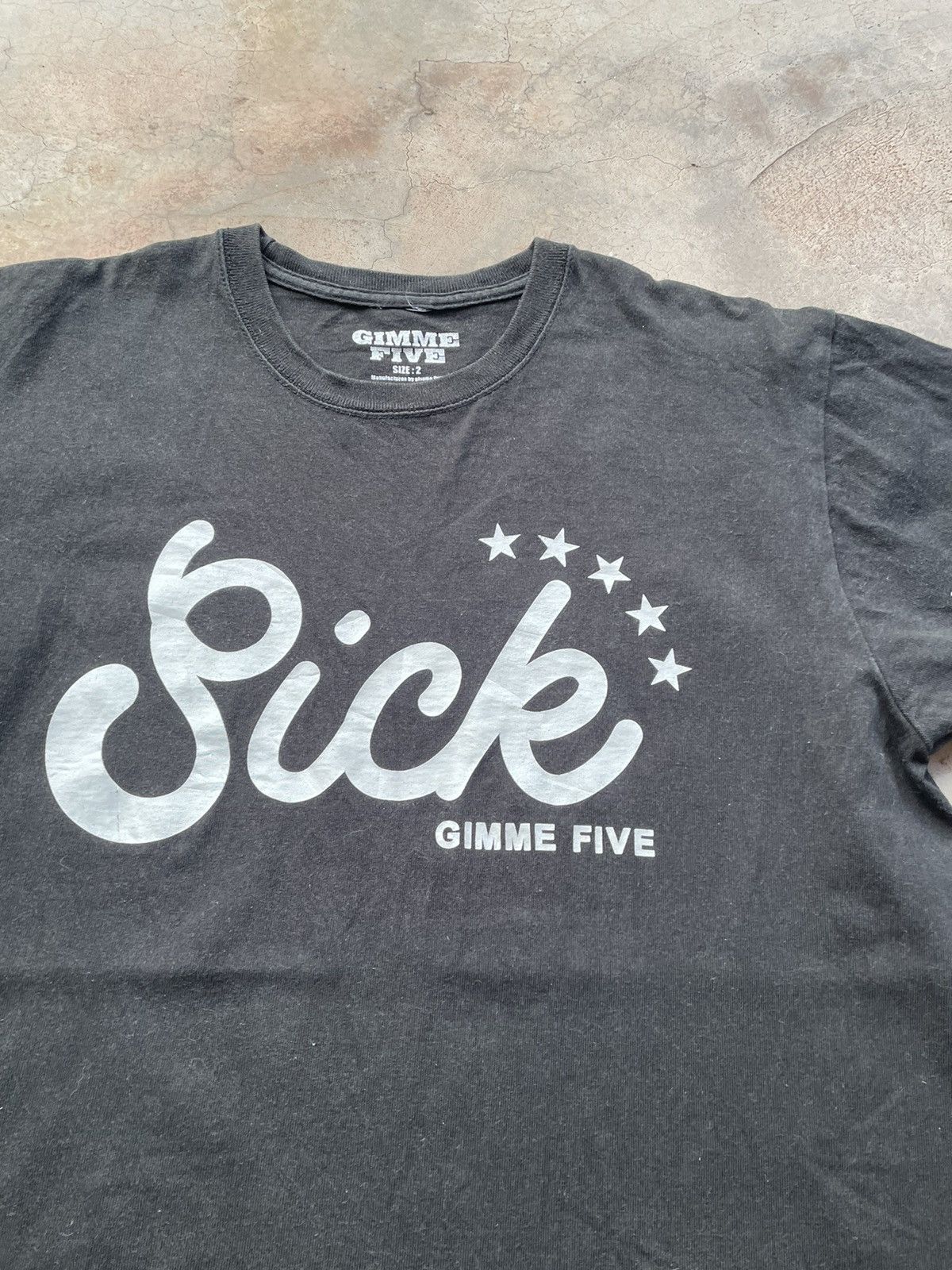 Gimme Five × Japanese Brand GIMME FIVE SICK TEE Size US M / EU 48-50 / 2 - 2 Thumbnail