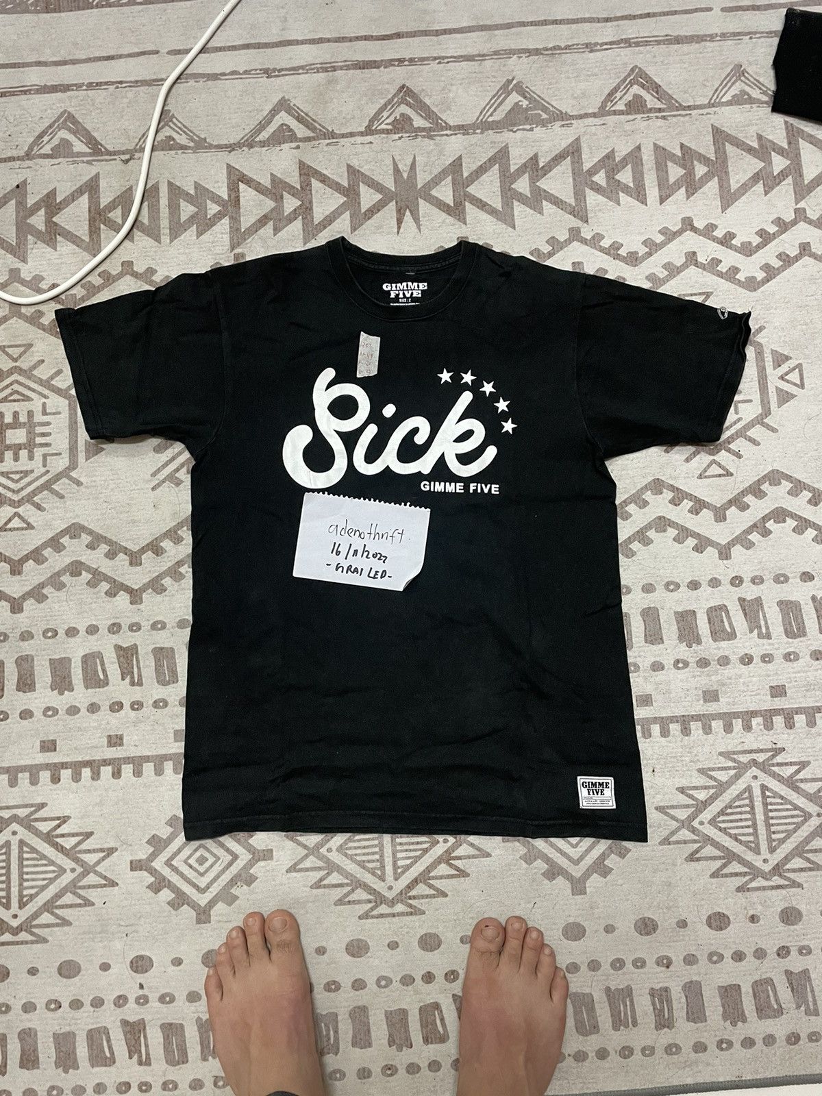 Gimme Five × Japanese Brand GIMME FIVE SICK TEE Size US M / EU 48-50 / 2 - 8 Thumbnail