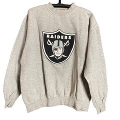 Vintage Y2K Oakland Raiders Nfl Sweatshirt Medium Oakland 