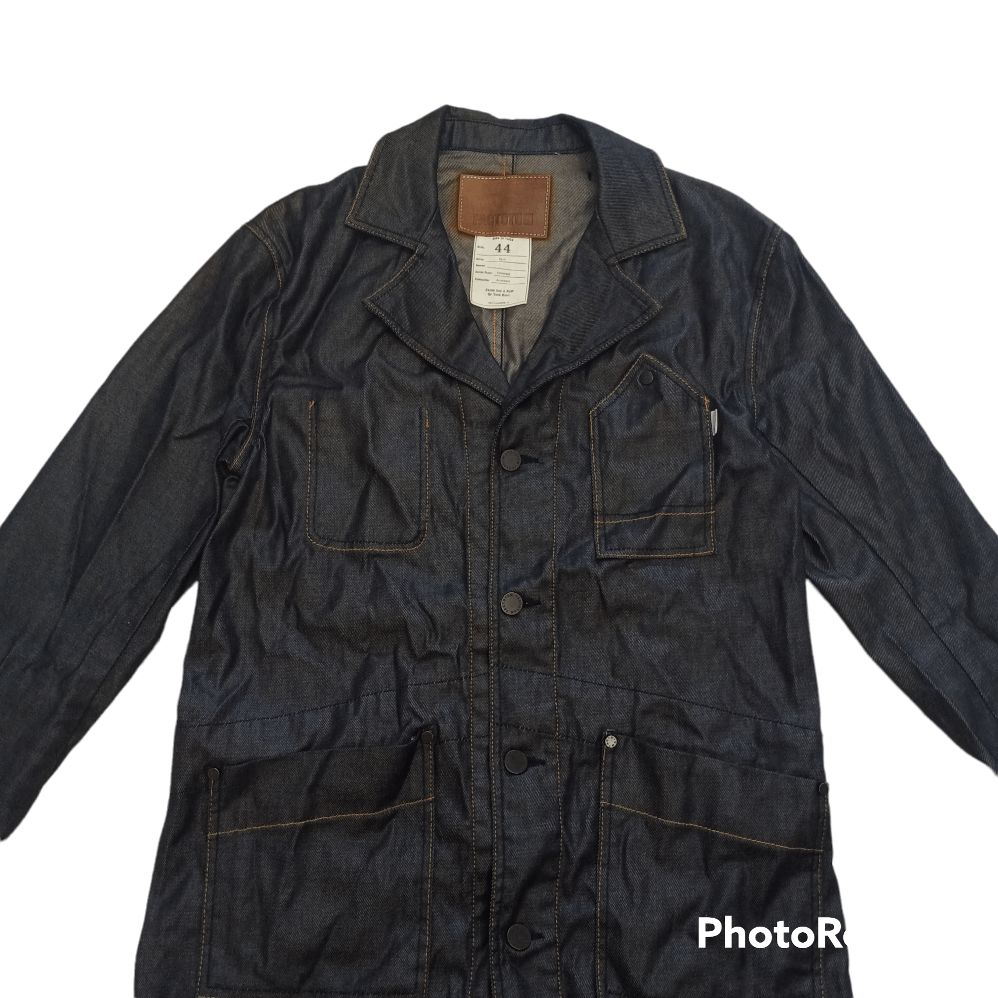 FACTOTUM × Japanese Brand 🔥Steal🔥Very Rare Factotum Denim Trench Coat Size US S / EU 44-46 / 1 - 4 Thumbnail
