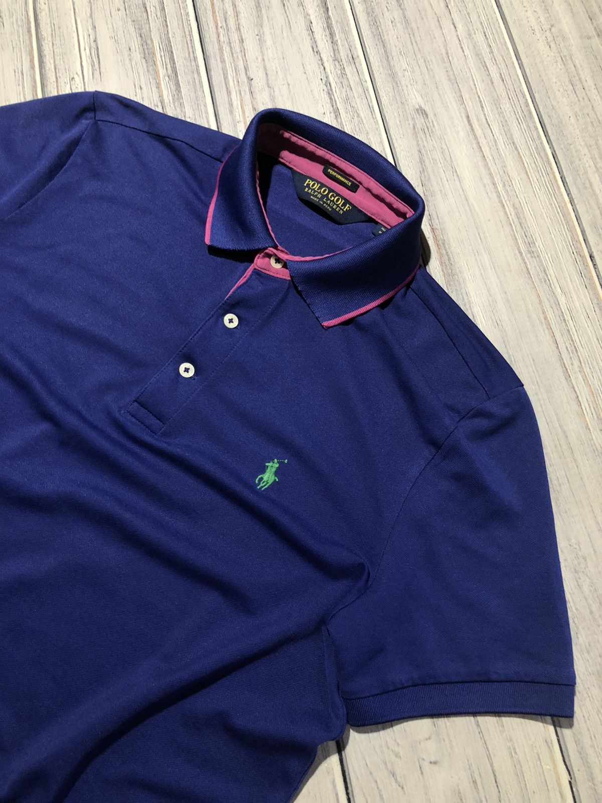 Polo Ralph Lauren Vintage Polo Ralph Laurent T-Shirt Polo Golf Size US M / EU 48-50 / 2 - 2 Thumbnail