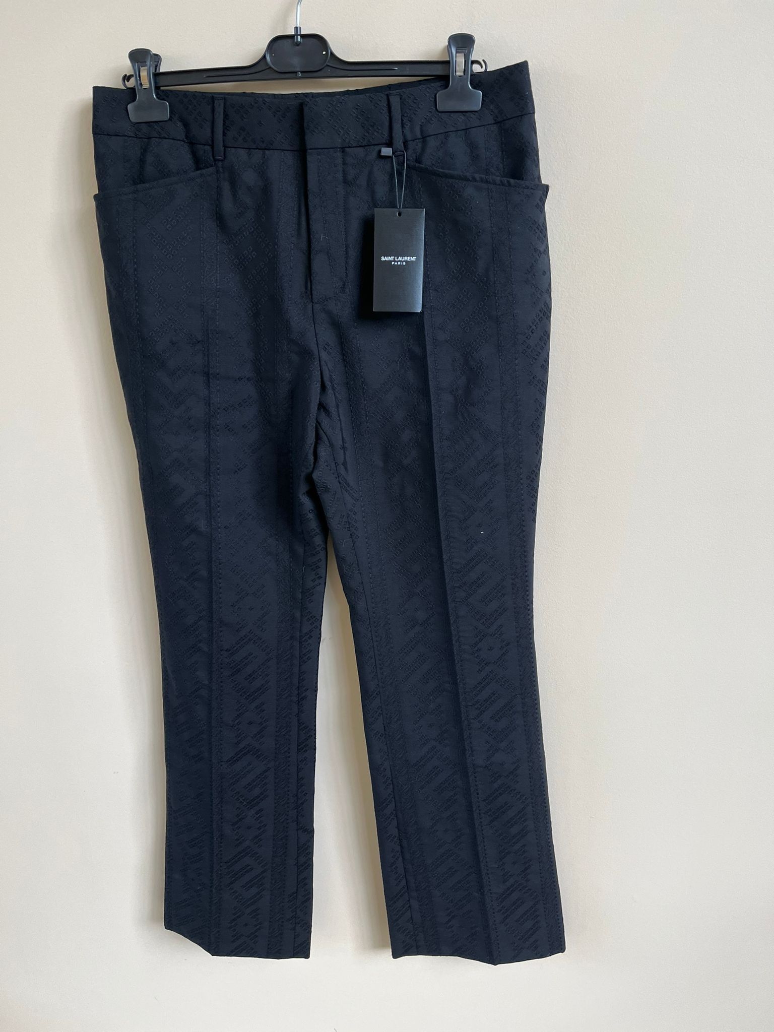 Saint Laurent Paris Casual Pant in Black Size US 30 / EU 46 - 1 Thumbnail