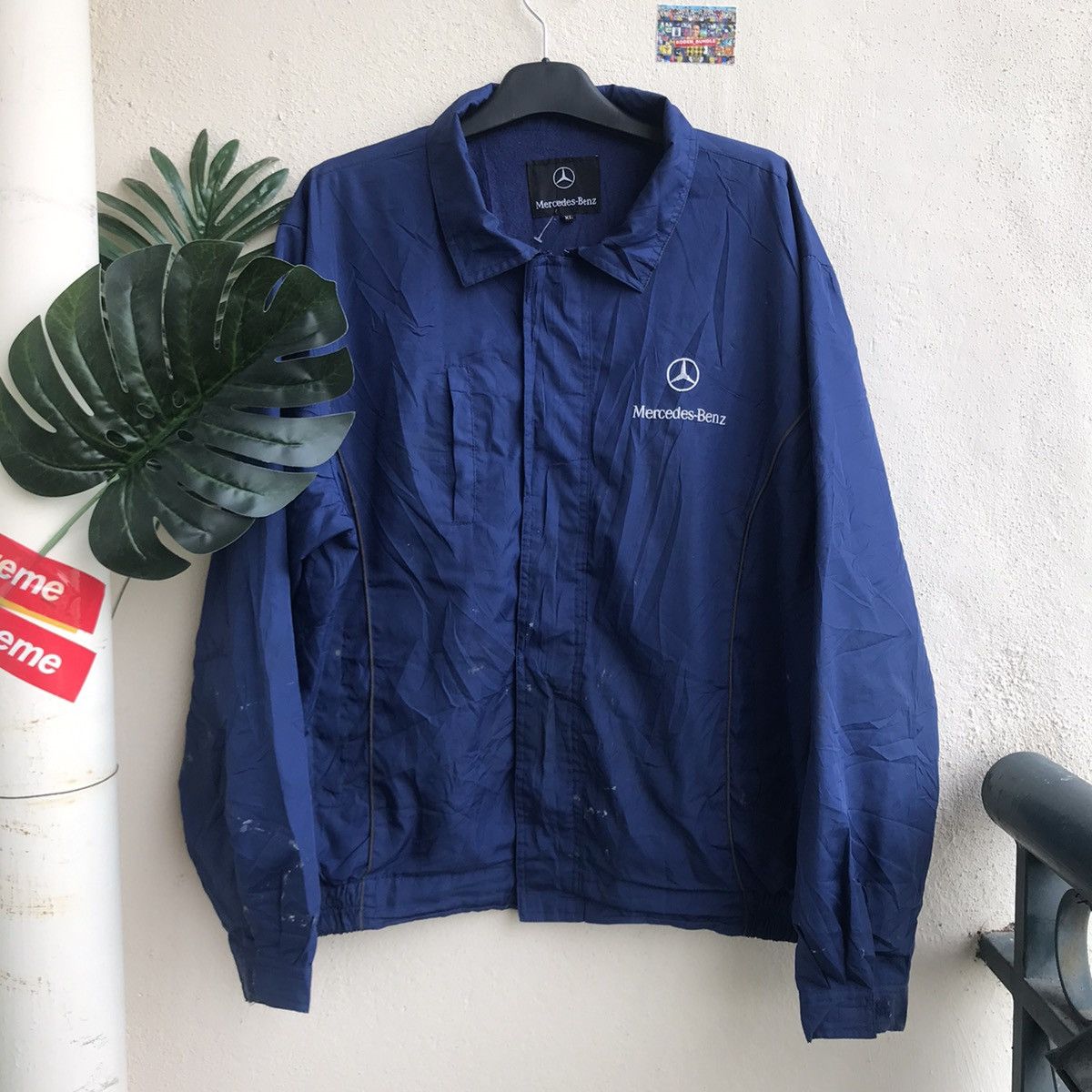 Mercedes-Benz × Vintage Vintage Mercedes Benz Distressed Size US XL / EU 56 / 4 - 2 Thumbnail
