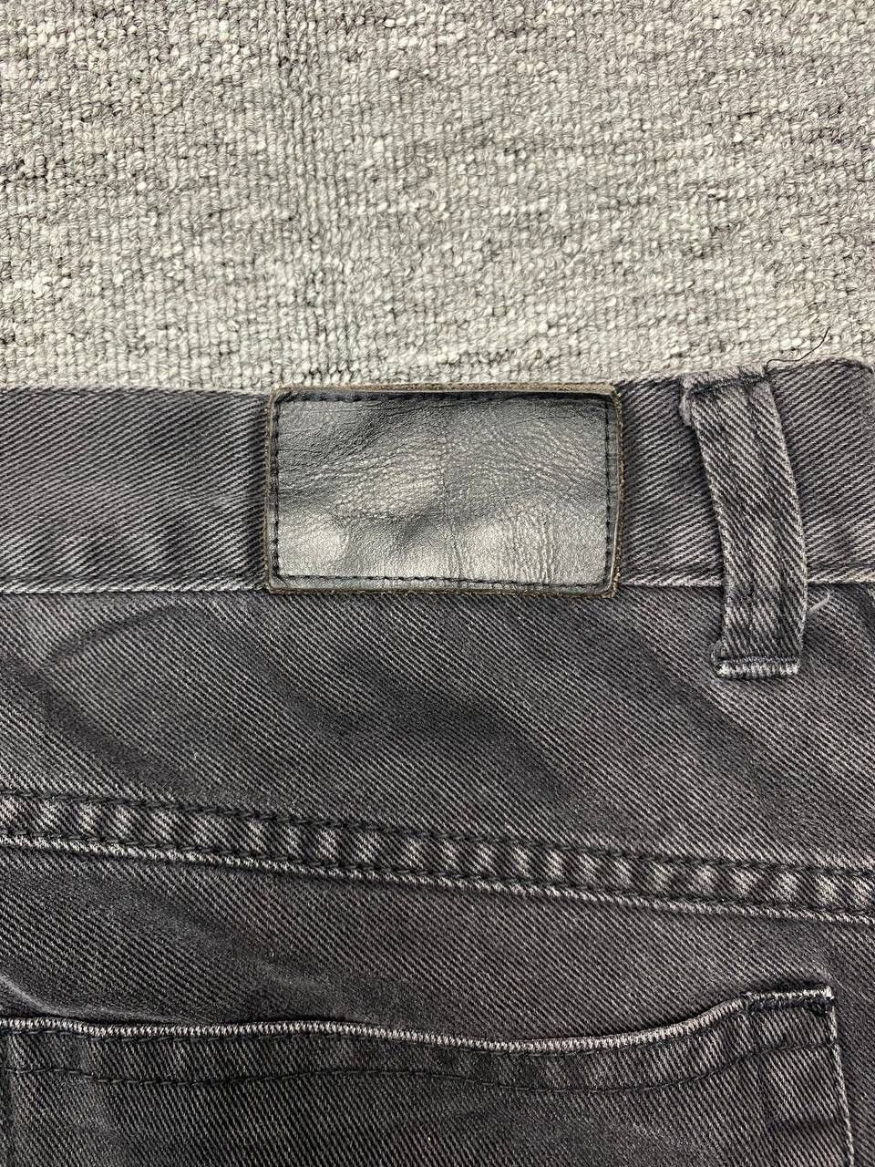 If Six Was Nine × Le Grande Bleu (L.G.B.) vintage distressed denim jeans black bondage grunge style Size US 42 / EU 58 - 14 Thumbnail