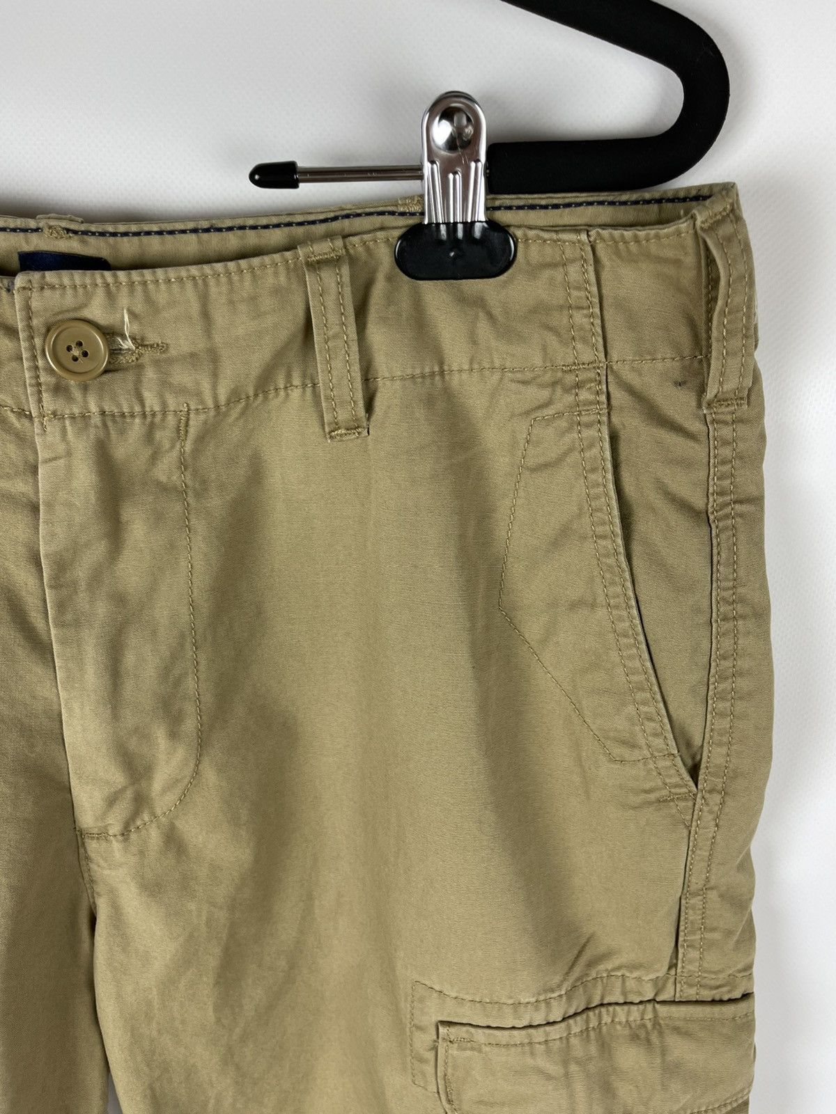 Gap Gap vintage beige cargo shorts travis Scott style Size US 33 - 4 Thumbnail