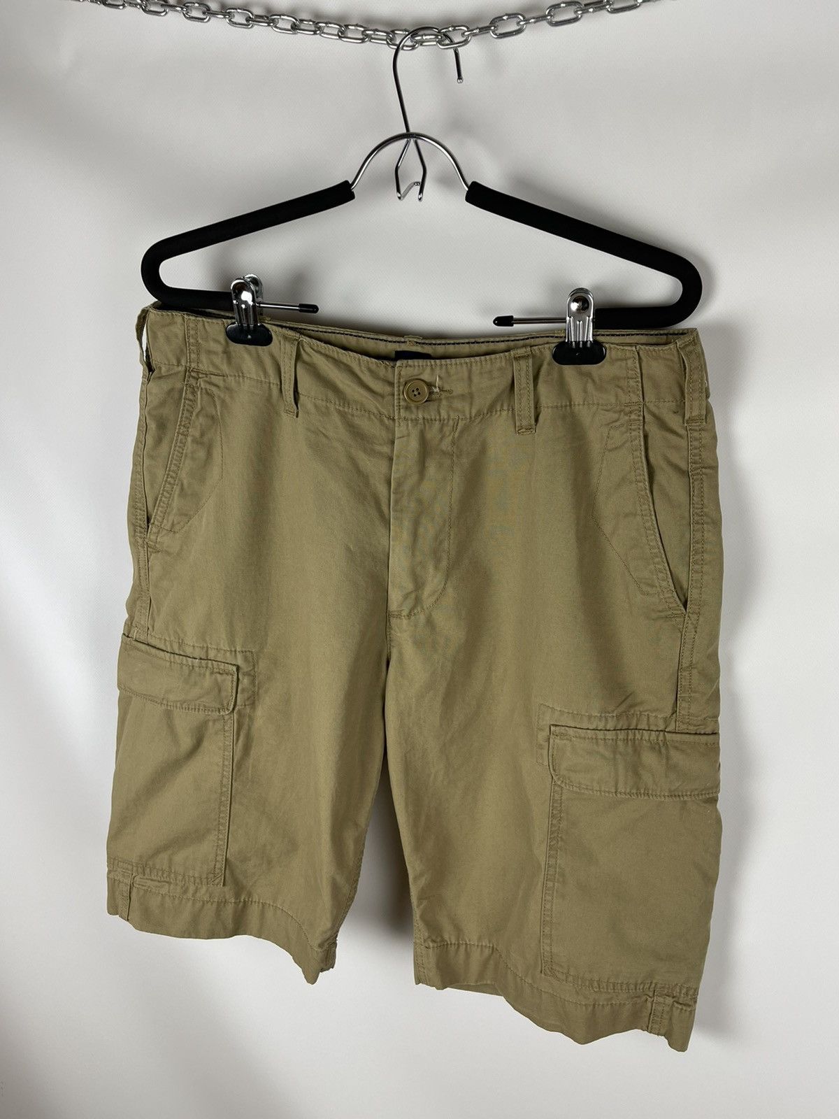 Gap Gap vintage beige cargo shorts travis Scott style Size US 33 - 3 Thumbnail
