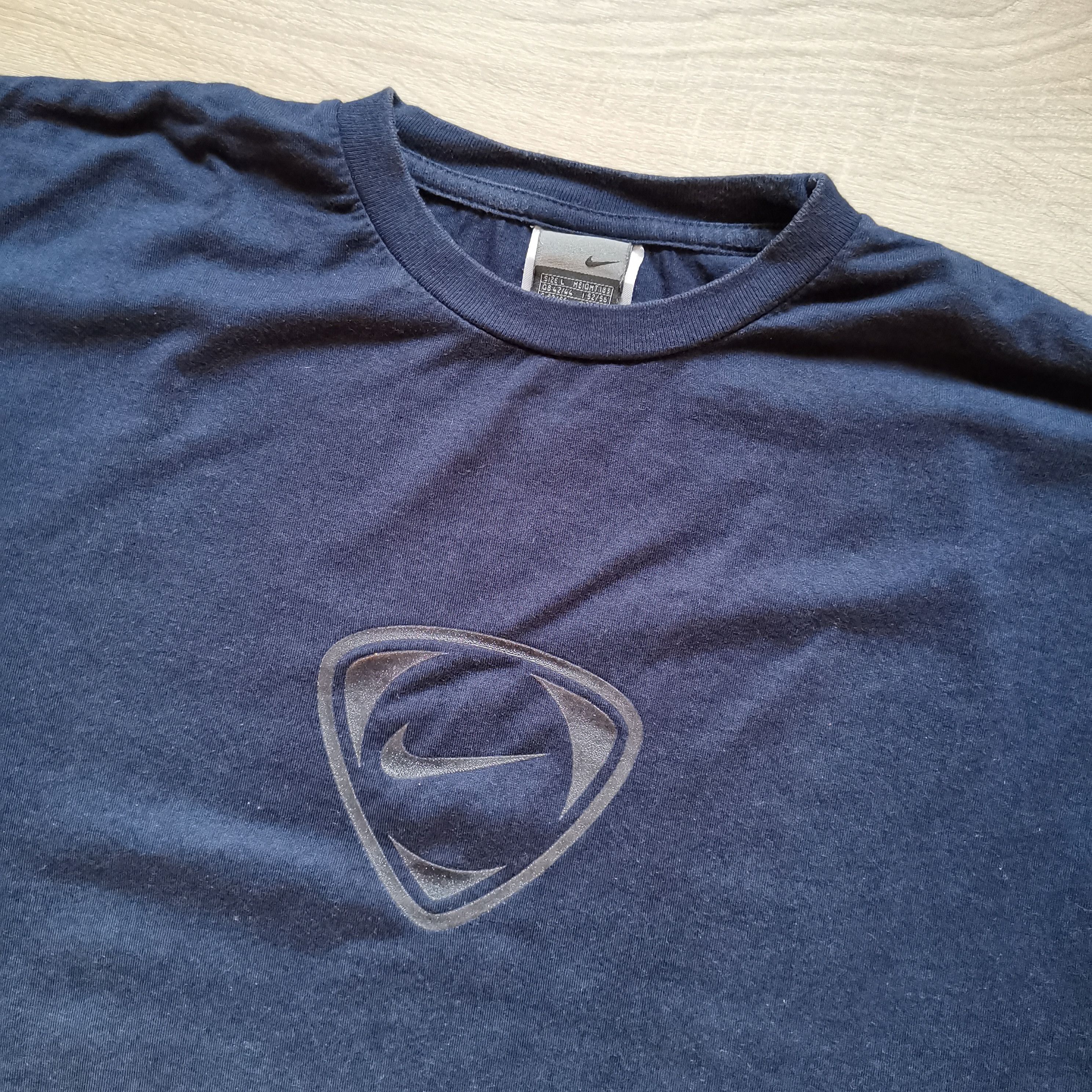 Nike Nike vintage 2 big logo swoosh tee shirt Size US L / EU 52-54 / 3 - 4 Thumbnail