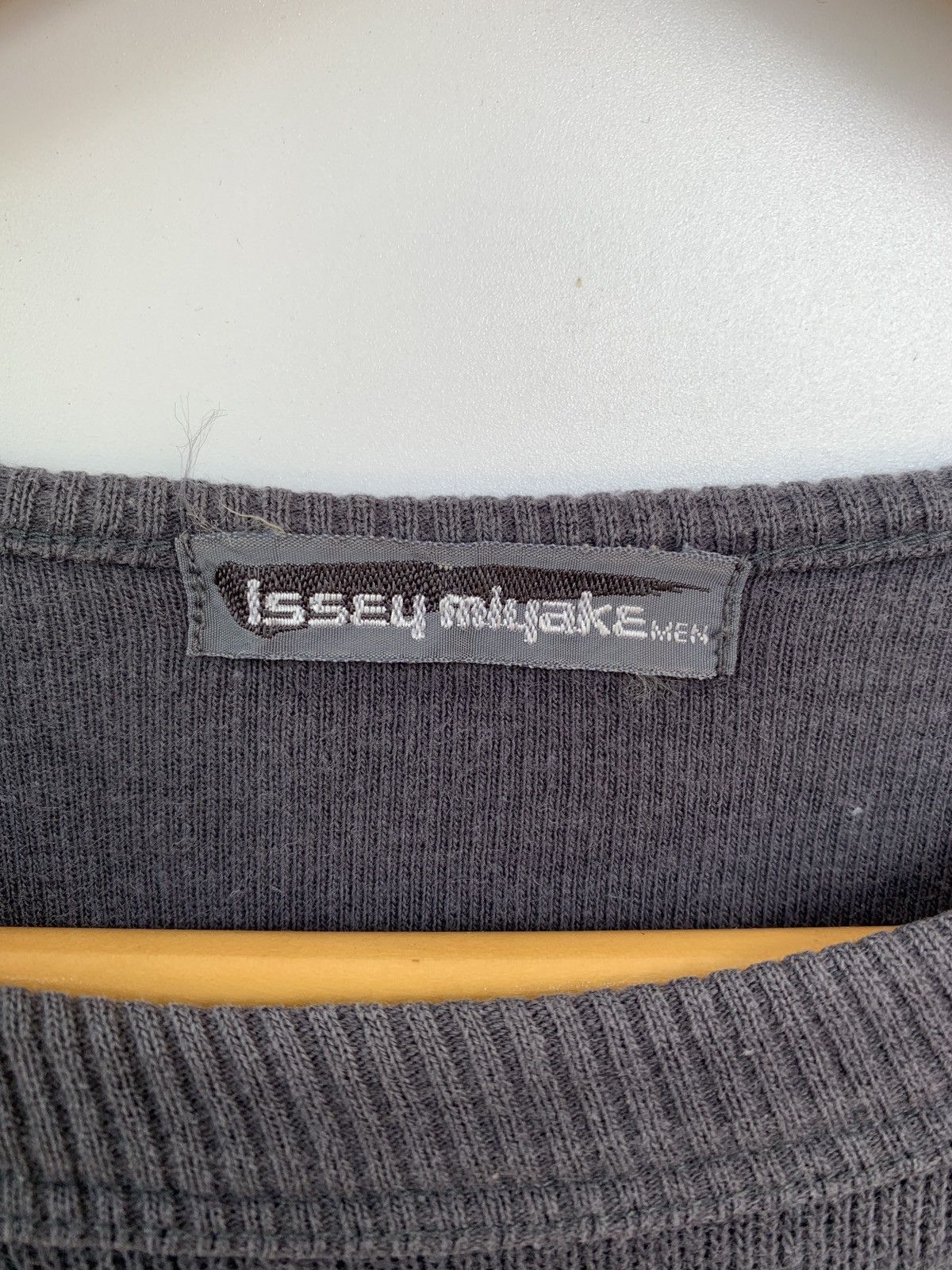 Issey Miyake × Vintage ‼️SOLD‼️Vintage 80s Issey Miyake Men Sweatshirt Big Logo Size US L / EU 52-54 / 3 - 6 Thumbnail