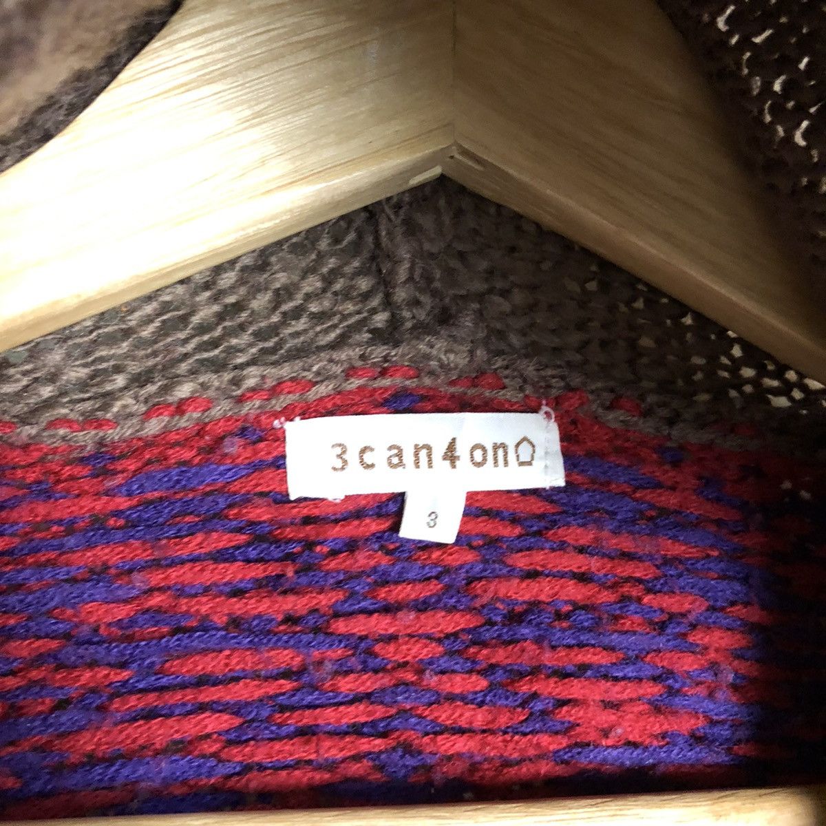 Aran Isles Knitwear 3 Can 4 on Brown Hoodie Knitwear cardigan #H049 Size US S / EU 44-46 / 1 - 6 Thumbnail