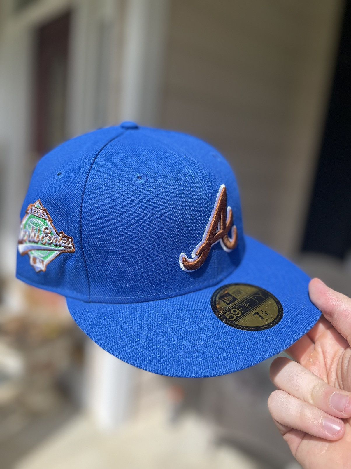 Hat Club × New Era Hat Club Exclusive Atlanta Braves 1995 WS Candy Pack Sz 71/4 Size ONE SIZE - 2 Thumbnail