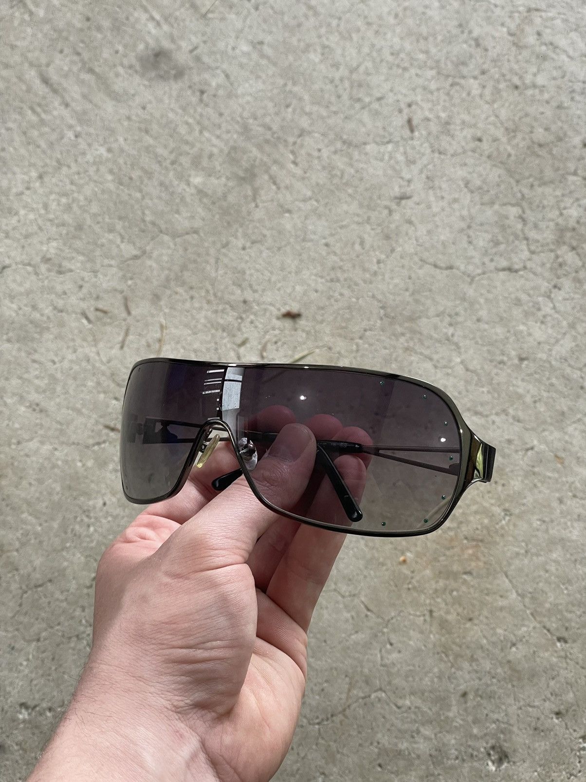 Vivienne Westwood Vivienne Westwood Emerald Shield Sunglasses Size ONE SIZE - 7 Thumbnail