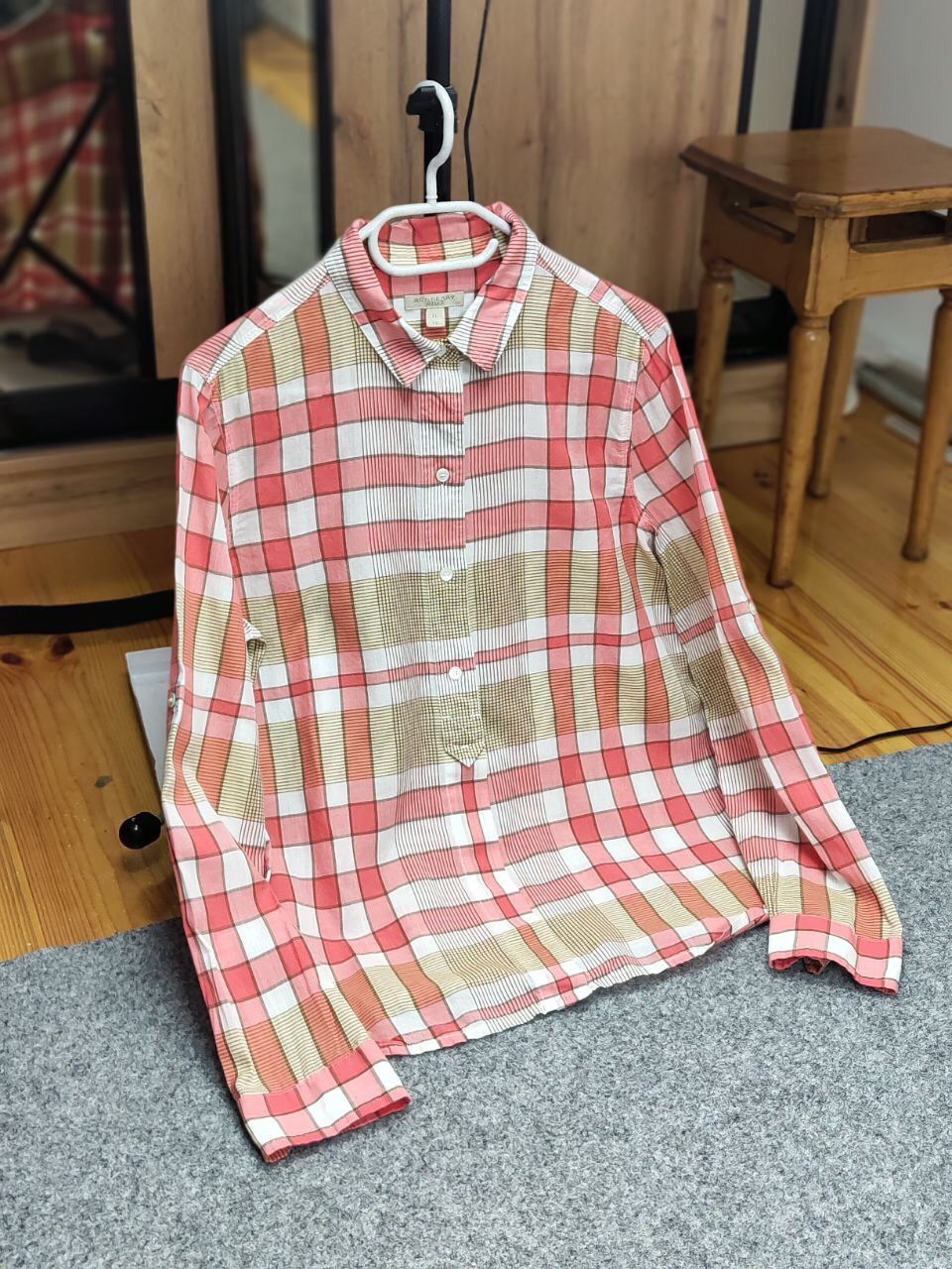 Burberry Burberry Brit Cream Big nova check Women's Button Shirt Size ONE SIZE - 19 Thumbnail