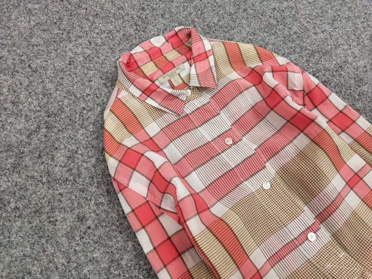 Burberry Burberry Brit Cream Big nova check Women's Button Shirt Size ONE SIZE - 7 Thumbnail