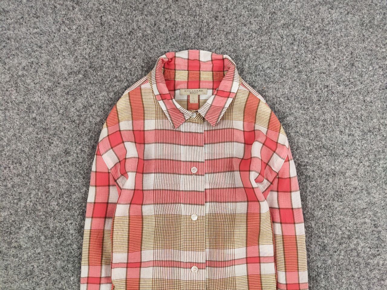 Burberry Burberry Brit Cream Big nova check Women's Button Shirt Size ONE SIZE - 8 Thumbnail