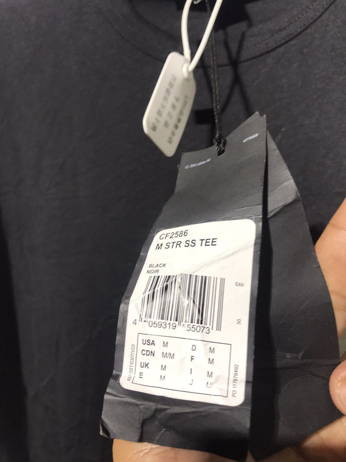 Yohji Yamamoto Yohji Yamamoto Adidas Y3 tee Size US M / EU 48-50 / 2 - 3 Thumbnail