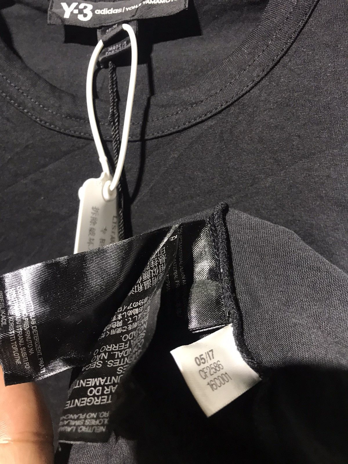 Yohji Yamamoto Yohji Yamamoto Adidas Y3 tee Size US M / EU 48-50 / 2 - 7 Thumbnail