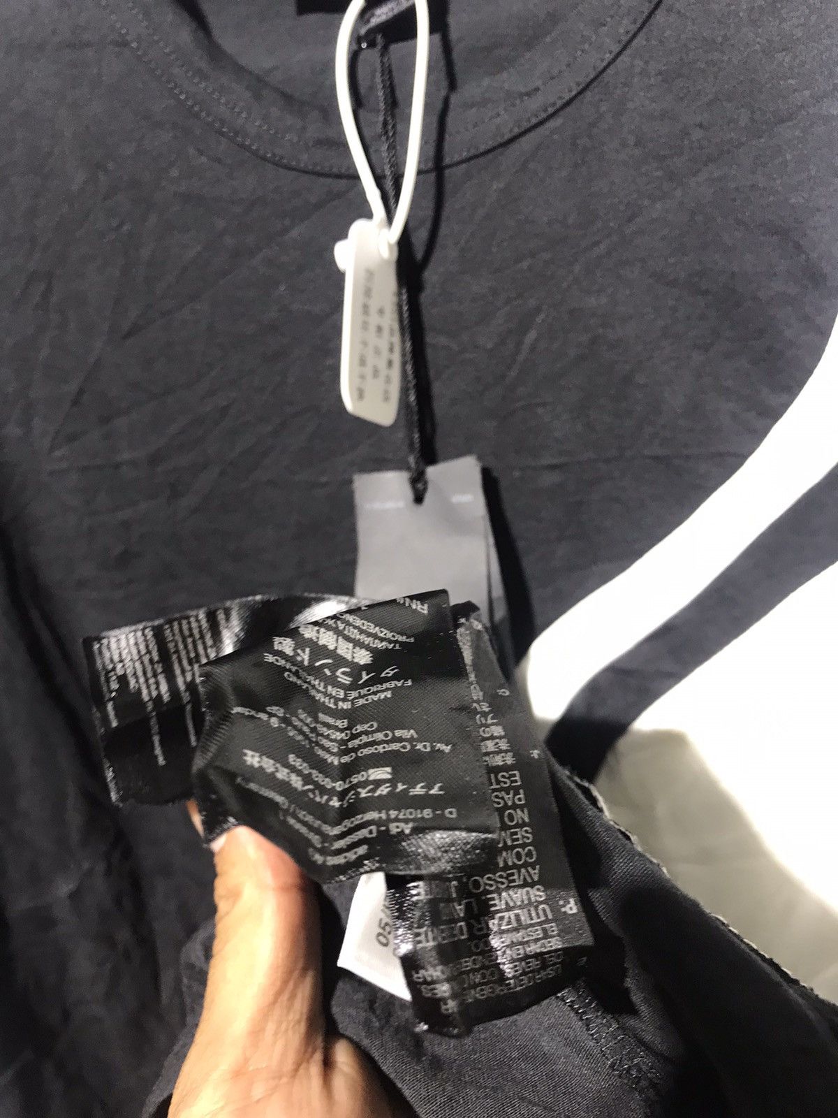 Yohji Yamamoto Yohji Yamamoto Adidas Y3 tee Size US M / EU 48-50 / 2 - 8 Thumbnail