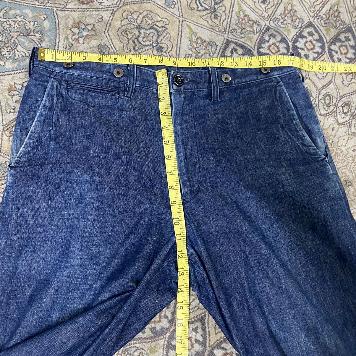 Dry Bones Dry Bones Denim Work Pants Buckle Back Size US 34 / EU 50 - 19 Thumbnail
