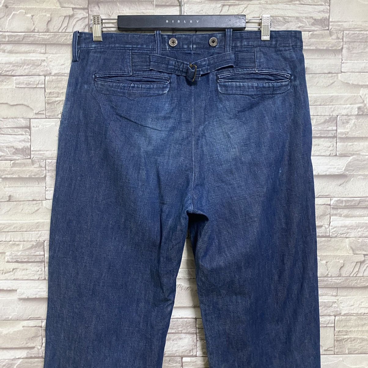 Dry Bones Dry Bones Denim Work Pants Buckle Back Size US 34 / EU 50 - 11 Thumbnail