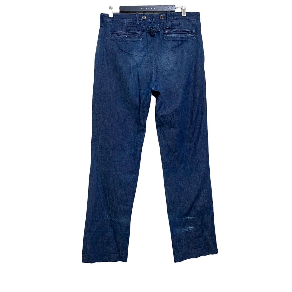 Dry Bones Dry Bones Denim Work Pants Buckle Back Size US 34 / EU 50 - 1 Thumbnail
