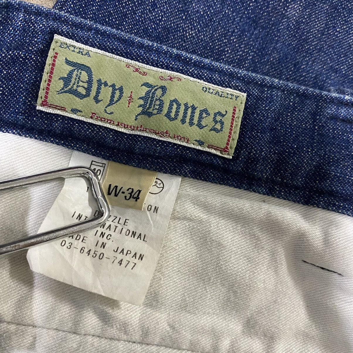 Dry Bones Dry Bones Denim Work Pants Buckle Back Size US 34 / EU 50 - 18 Thumbnail