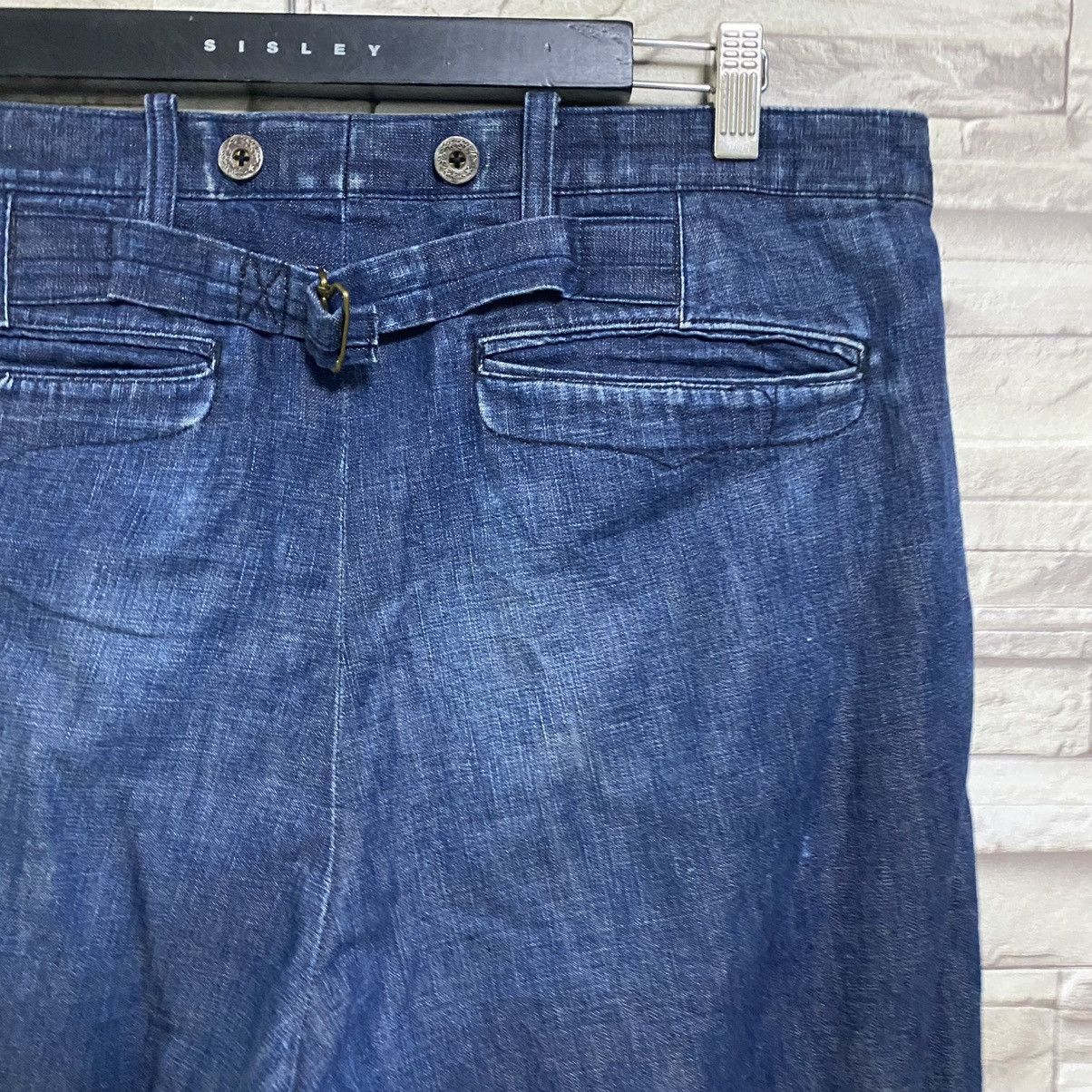 Dry Bones Dry Bones Denim Work Pants Buckle Back Size US 34 / EU 50 - 12 Thumbnail