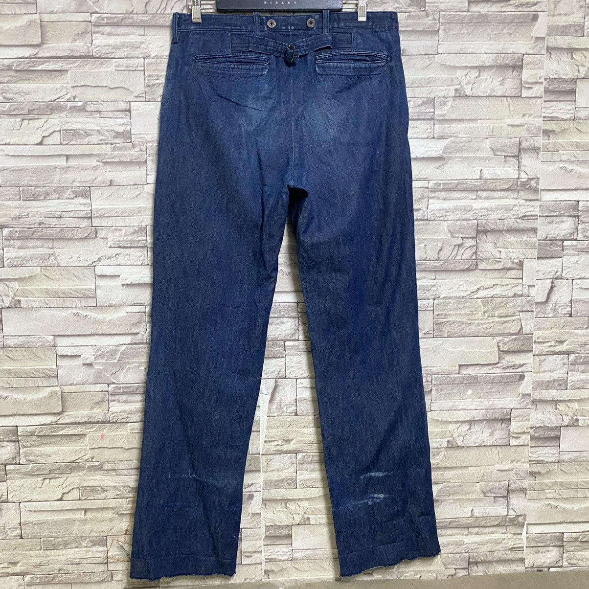 Dry Bones Dry Bones Denim Work Pants Buckle Back Size US 34 / EU 50 - 10 Thumbnail