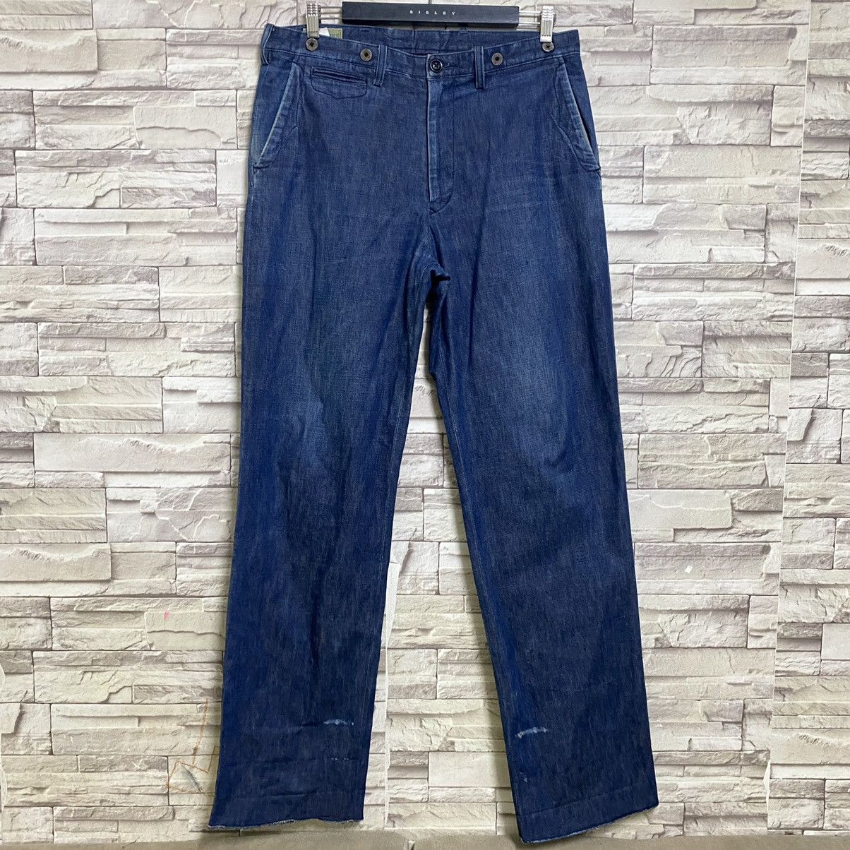 Dry Bones Dry Bones Denim Work Pants Buckle Back Size US 34 / EU 50 - 3 Thumbnail