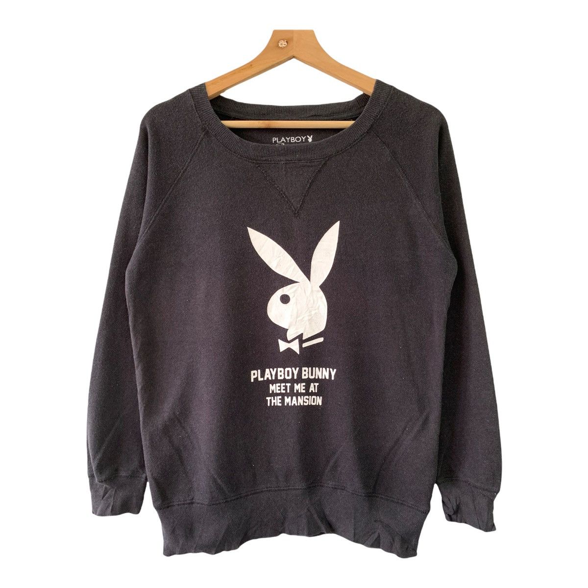 Playboy Playboy Vip Printed Pullover Crewneck Sweatshirt Size M Size US M / EU 48-50 / 2 - 2 Thumbnail