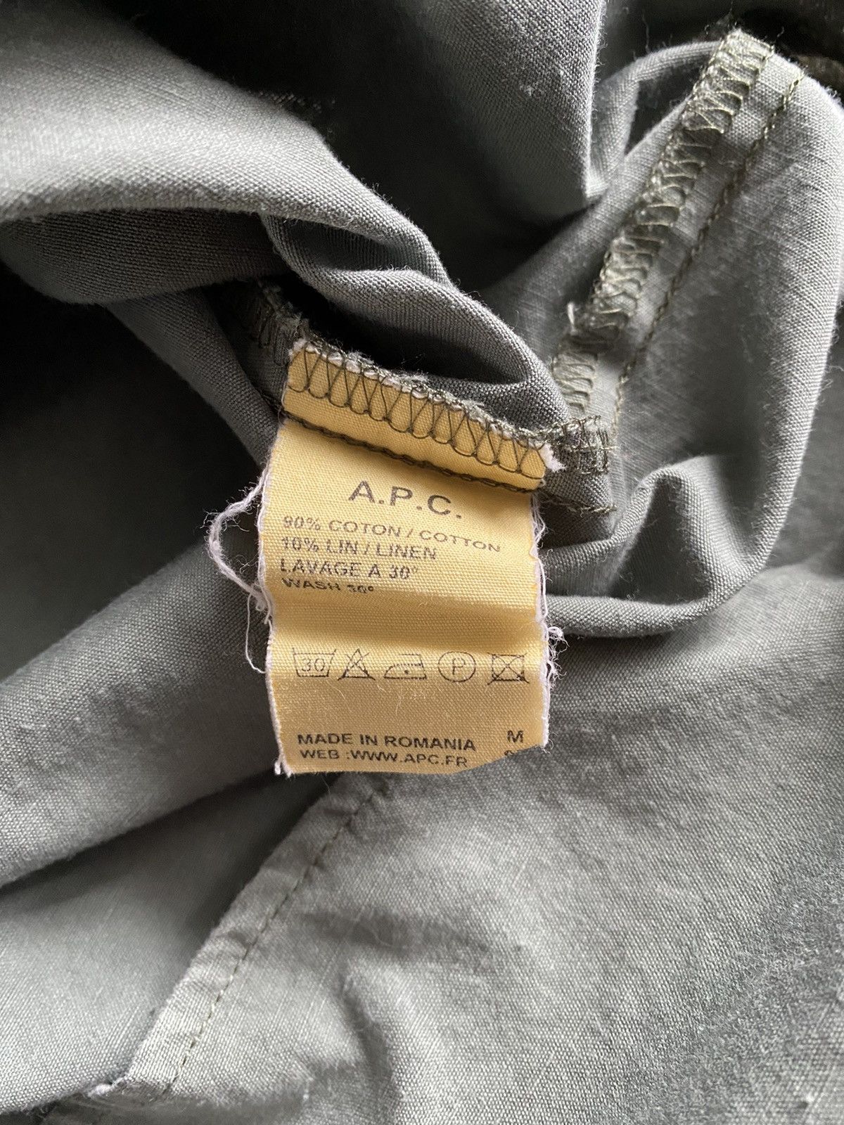 A.P.C. × Vintage Vintage APC Button Up Shirt Size 2 Fits Small Seafoam Green Size US S / EU 44-46 / 1 - 8 Thumbnail