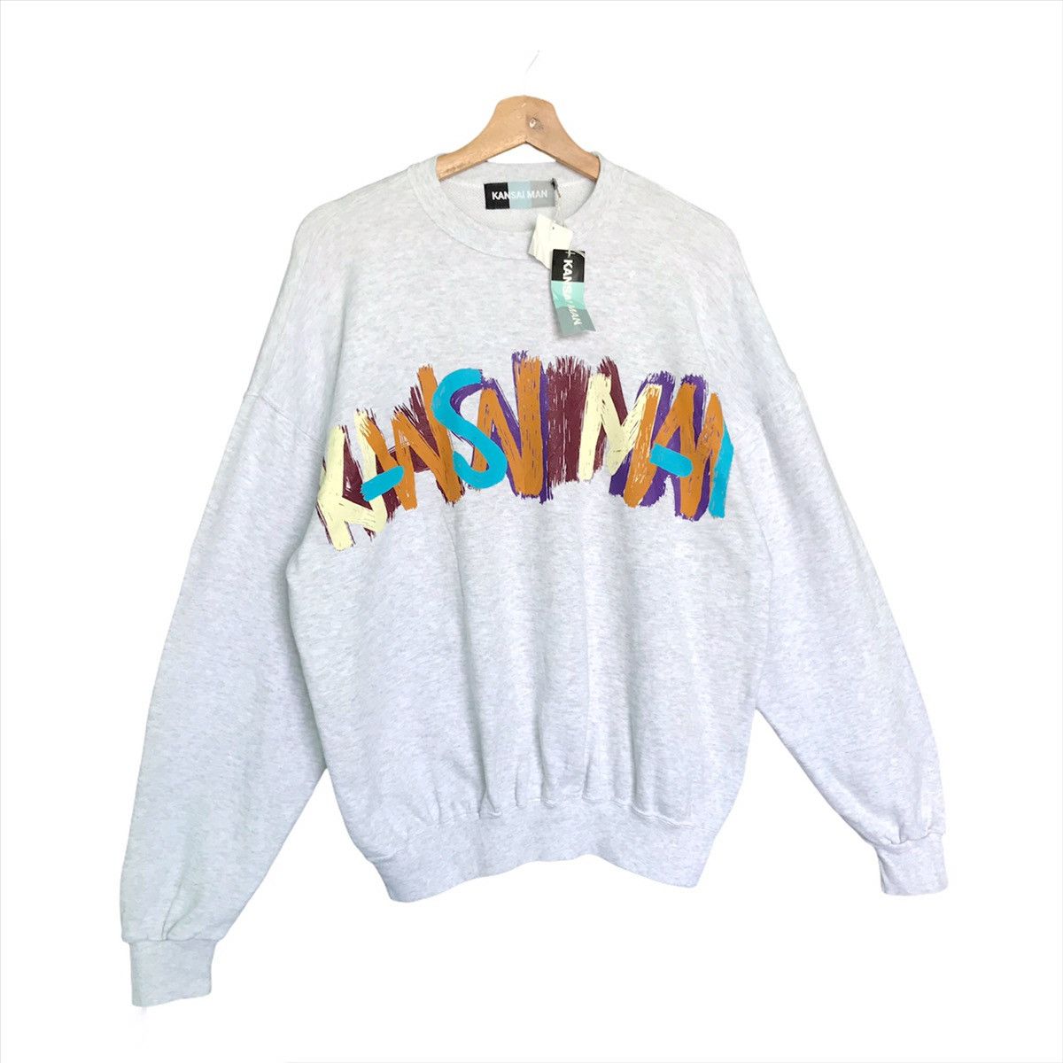 Kansai Yamamoto Vintage 90s Kansai Man Crewneck Sweatshirt Size M Size US M / EU 48-50 / 2 - 2 Thumbnail