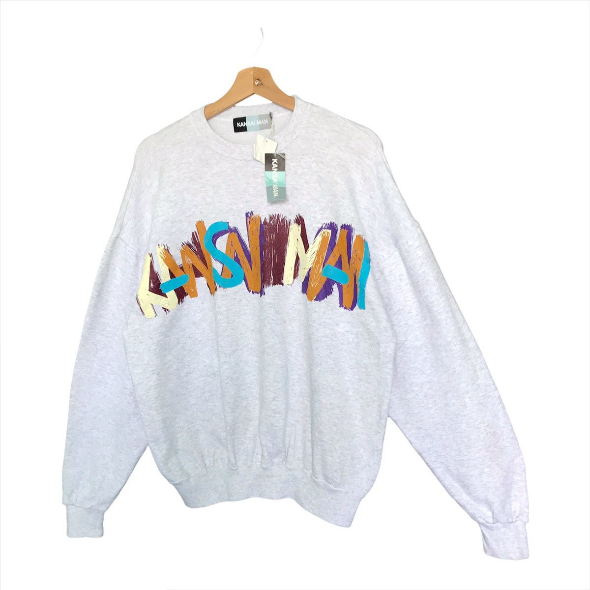 Kansai Yamamoto Vintage 90s Kansai Man Crewneck Sweatshirt Size M Size US M / EU 48-50 / 2 - 3 Thumbnail