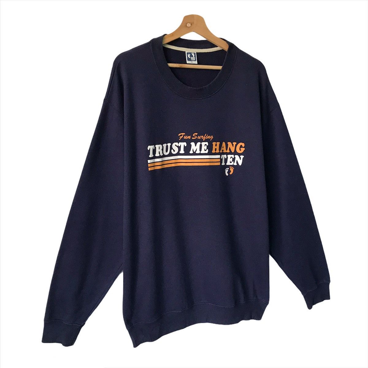 Hang Ten Vintage 90s Hang Ten Crewneck Sweatshirt Size XL Size US XL / EU 56 / 4 - 2 Thumbnail