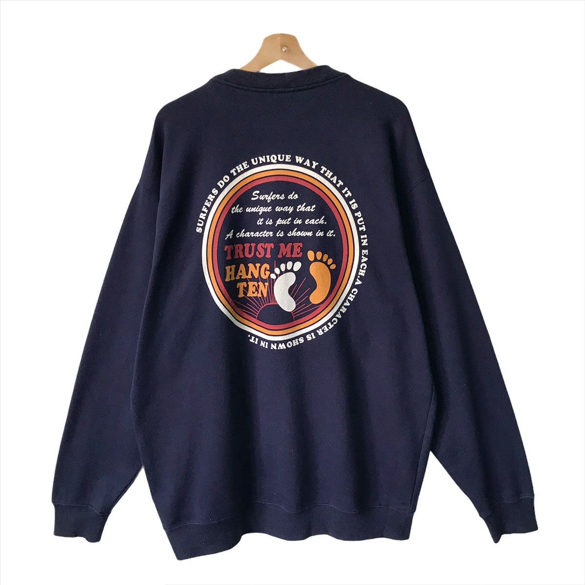 Hang Ten Vintage 90s Hang Ten Crewneck Sweatshirt Size XL Size US XL / EU 56 / 4 - 6 Thumbnail