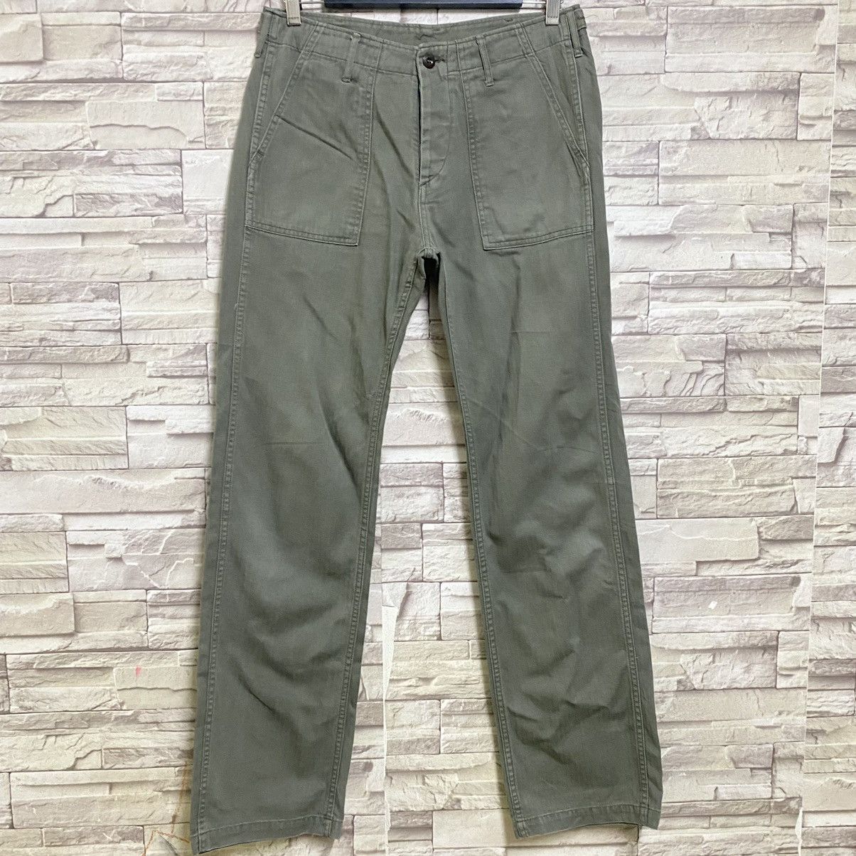 LE CIEL BLEU Voler Dans Le Ciel Fatigue Pants Herringbone Size US 32 / EU 48 - 3 Thumbnail