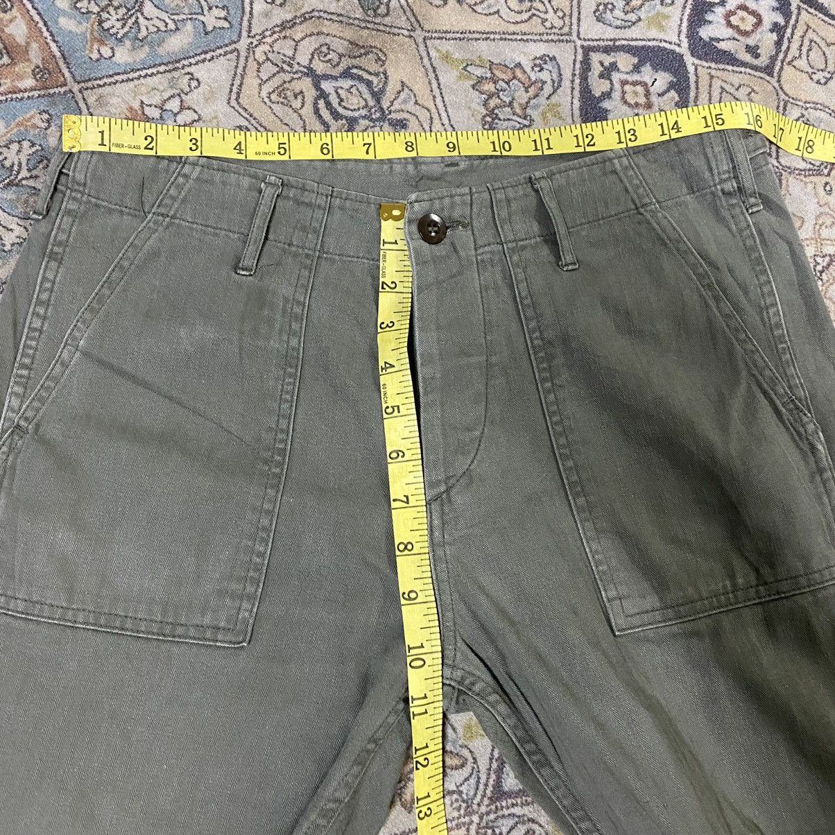 LE CIEL BLEU Voler Dans Le Ciel Fatigue Pants Herringbone Size US 32 / EU 48 - 16 Thumbnail