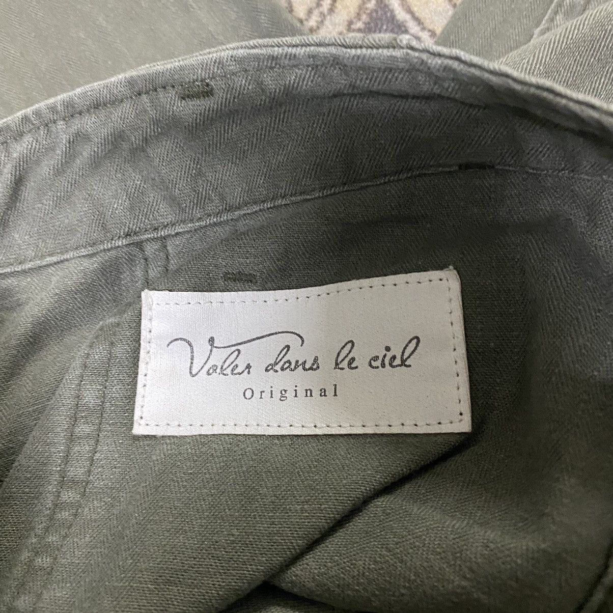 LE CIEL BLEU Voler Dans Le Ciel Fatigue Pants Herringbone Size US 32 / EU 48 - 15 Thumbnail