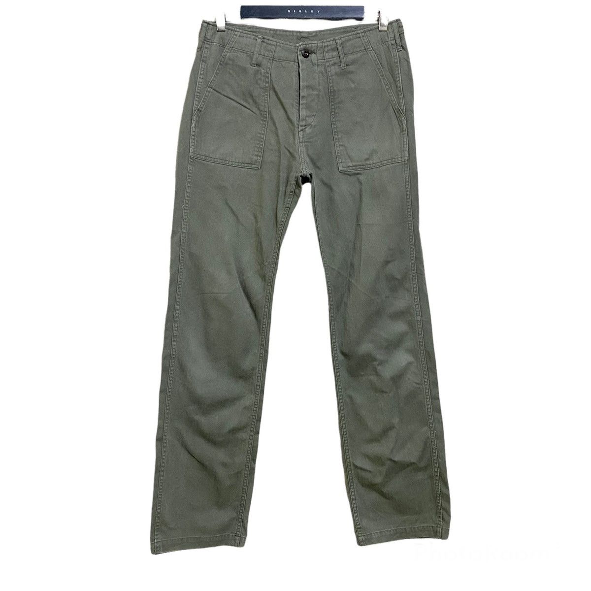 LE CIEL BLEU Voler Dans Le Ciel Fatigue Pants Herringbone Size US 32 / EU 48 - 1 Thumbnail