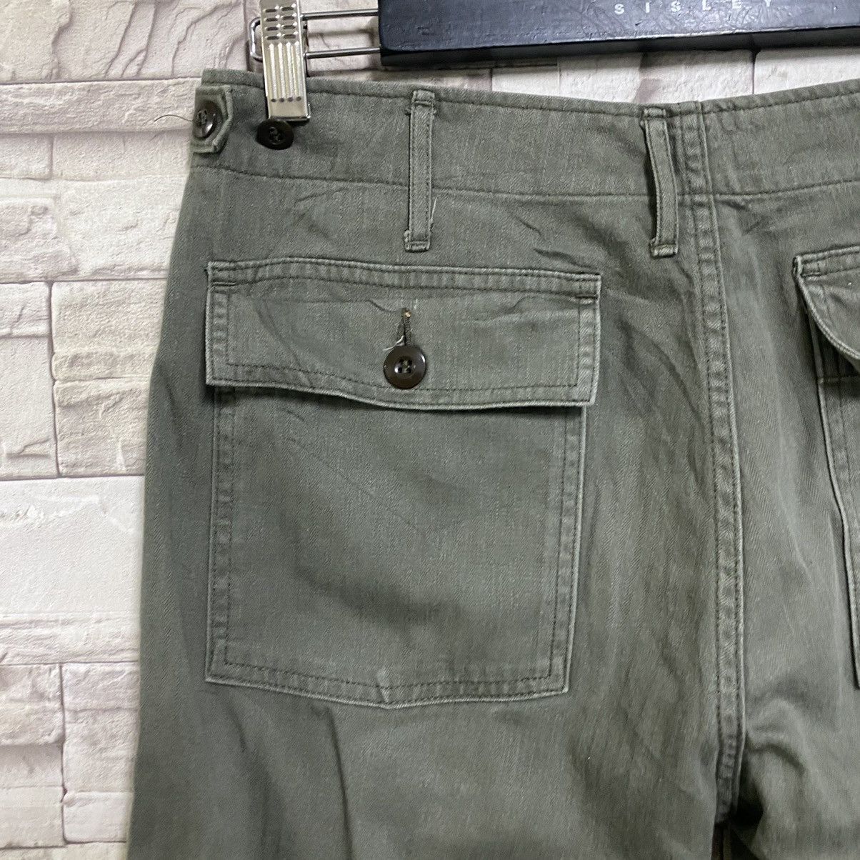 LE CIEL BLEU Voler Dans Le Ciel Fatigue Pants Herringbone Size US 32 / EU 48 - 11 Thumbnail