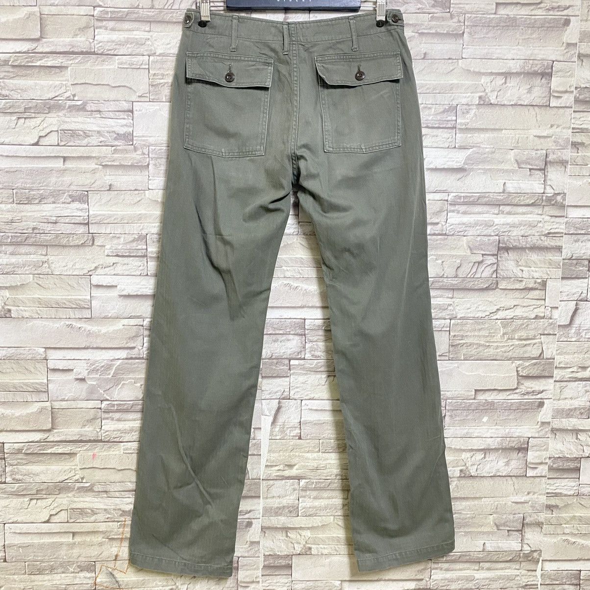 LE CIEL BLEU Voler Dans Le Ciel Fatigue Pants Herringbone Size US 32 / EU 48 - 8 Thumbnail