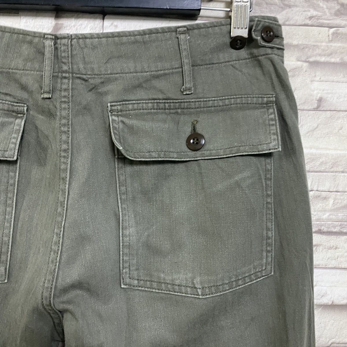LE CIEL BLEU Voler Dans Le Ciel Fatigue Pants Herringbone Size US 32 / EU 48 - 12 Thumbnail