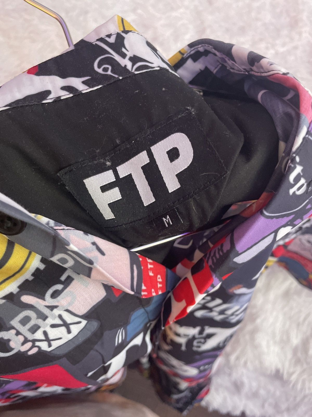 Fuck The Population FTP ARCHIVE BUTTON UP (BLACK) Size US M / EU 48-50 / 2 - 3 Thumbnail