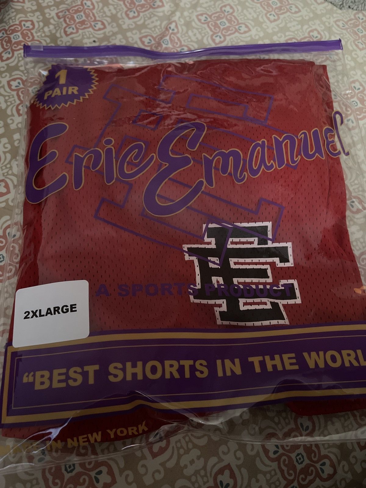 Warren Lotas x Eric Emanuel Basic Short Red