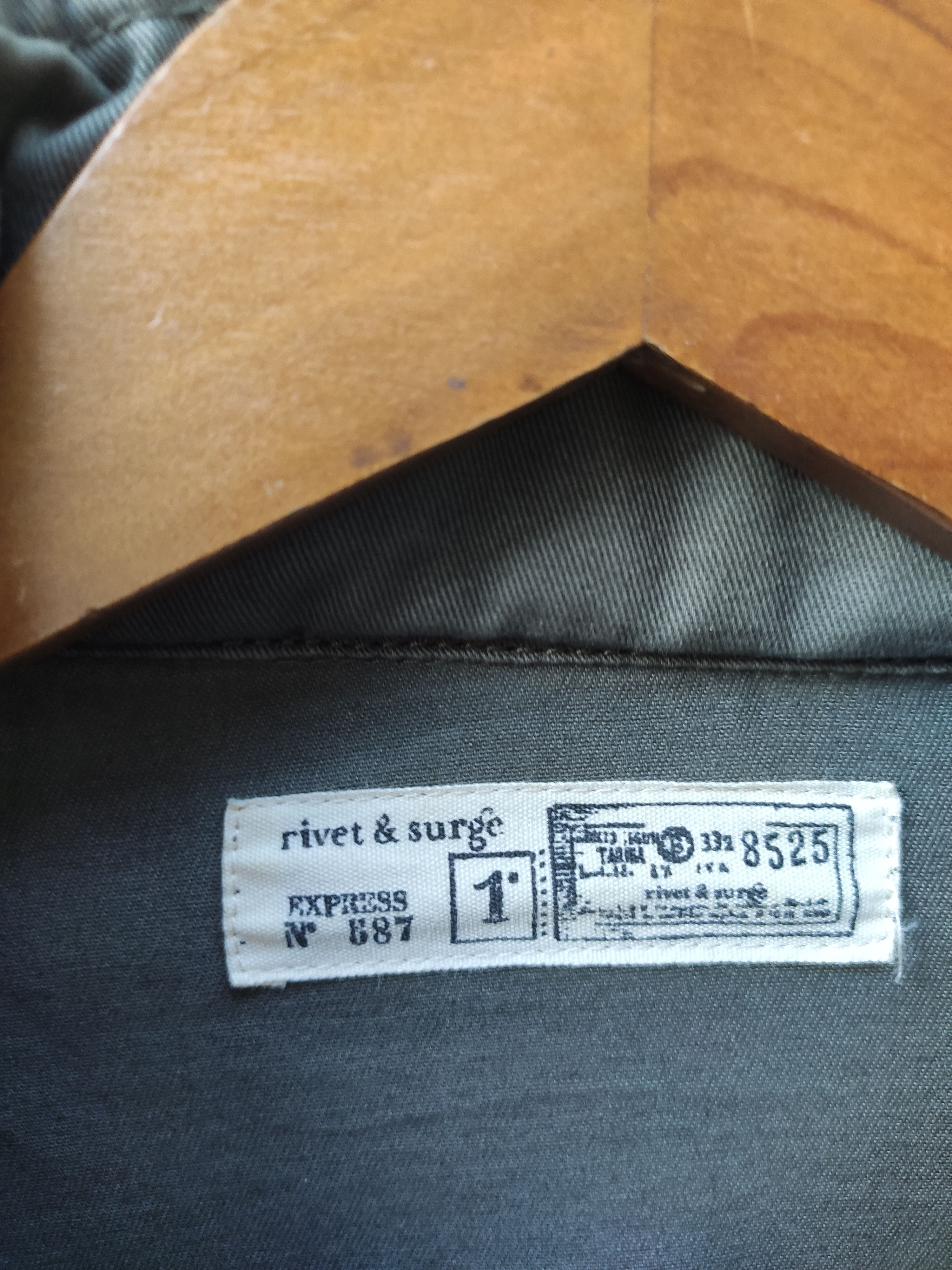 Japanese Brand Rivet and Surge jacket with patches Size US S / EU 44-46 / 1 - 7 Thumbnail