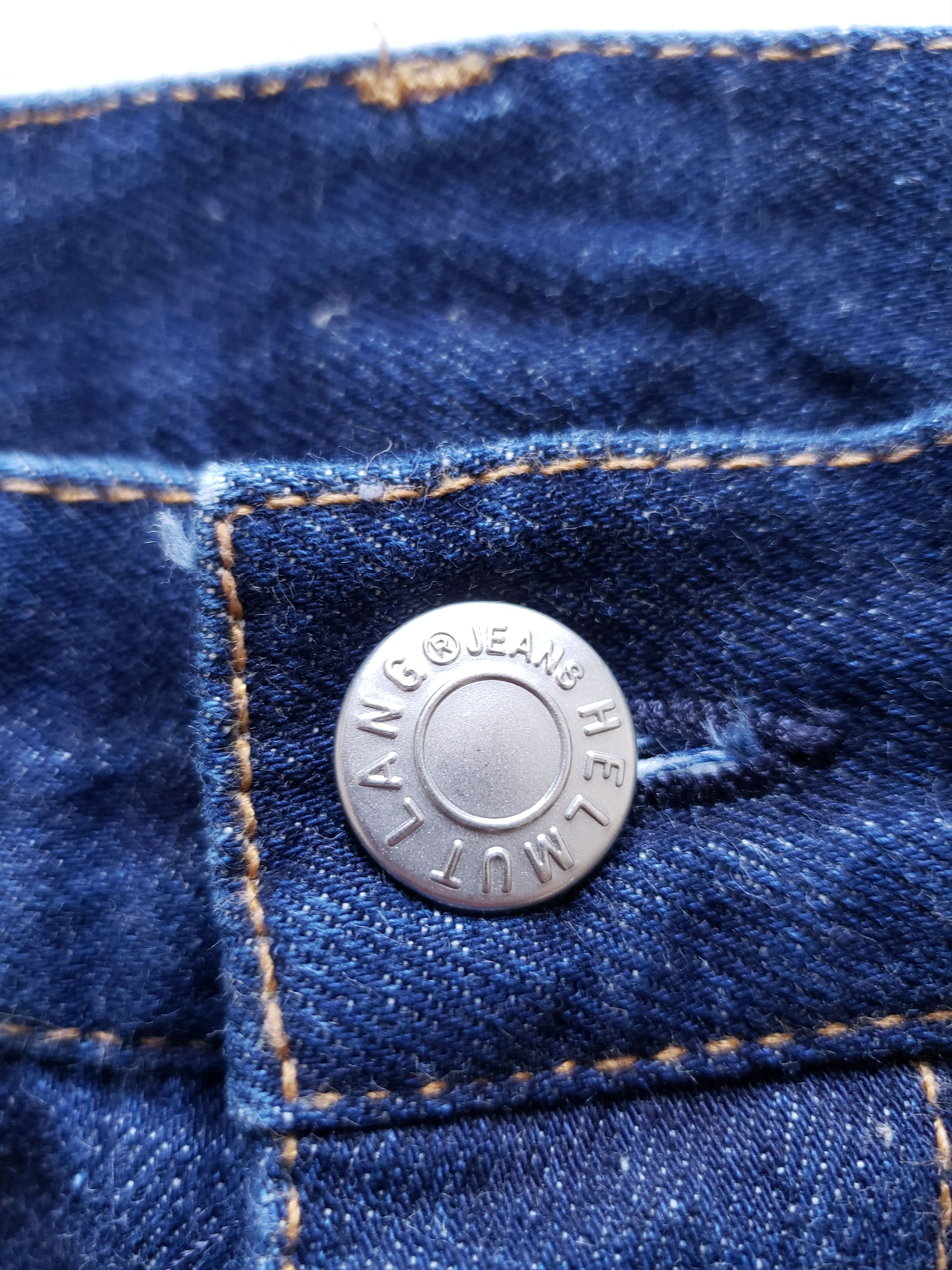 Helmut Lang HL 1998 Indigo Turn Up Jeans (Re-Edition) Size US 32 / EU 48 - 6 Thumbnail